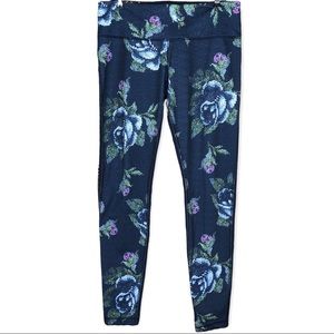 LULULEMON Wunder Under Garden Party Full Length Floral Leggings Size 10